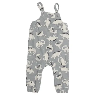 Rompers (Gray, White) from ICA Elastane, Organic cotton