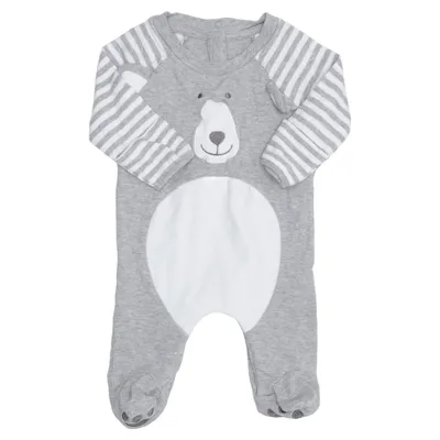 Rompers (Gray, White) from Jojo Maman Bébé Cotton