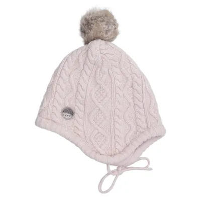 Bonnet à pompon (Rose) de H&M Coton, Polyamide, Polyester, Laine