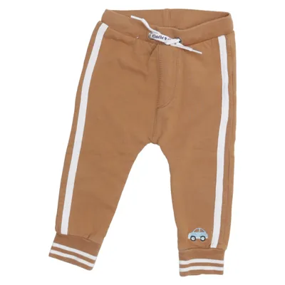 Pantalon de survêtement (Marron, Blanc) de Salt and Pepper Élasthane, Coton biologique