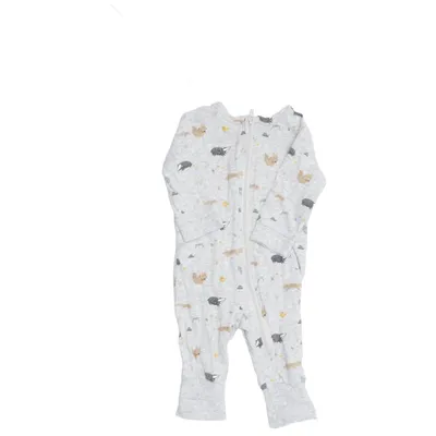 Barboteuse (Gris, Multicolore) de Åhléns Coton, Élasthane
