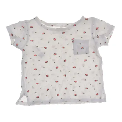 T-shirt (Vit, Rosa, Grön) från Coin de Rêve Ekologisk bomull