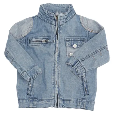 Veste en jean (Bleu) Coton