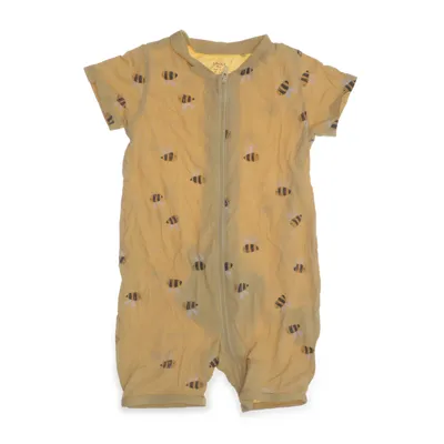 Sparkdräkt (Gul, Svart) från Lindex Baby Bomull