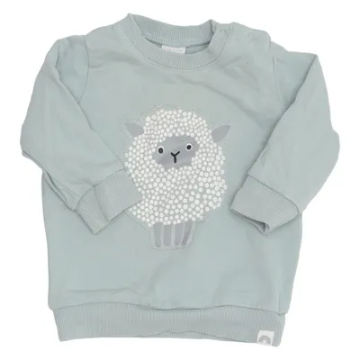 Collegetröja (Grön, Flerfärgad) från Lindex Baby Bomull, Elastan