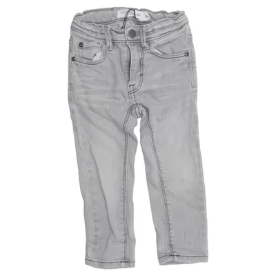 Jeans (Grå) fra Detroit by Lindex Bomuld, Elastan