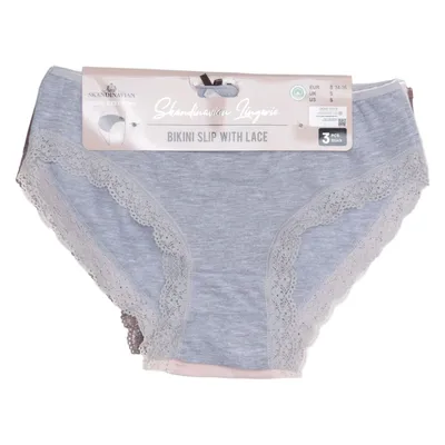 Panties (Bikini Slip With Lace) from The Skandinavian Brand Cotton