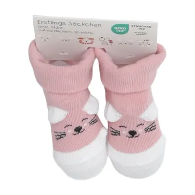 Strumpor (Rosa, Vit) från FSC Bomull, Elastan, Återvunnen polyester
