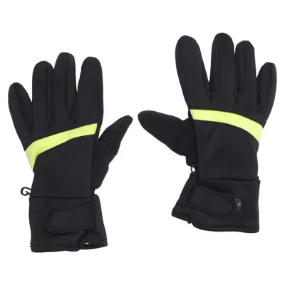 Gants de musculation (Noir, Jaune) de Gel Élasthane, Polyester
