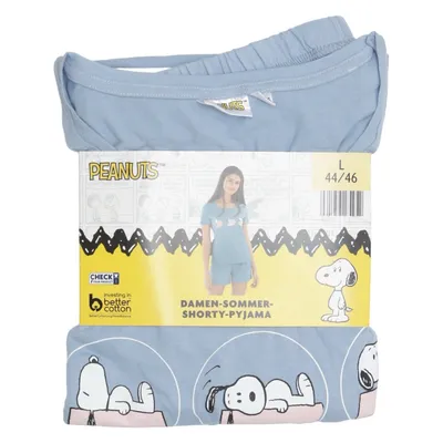 Pyjamasz (Blå) fra Peanuts Bomuld