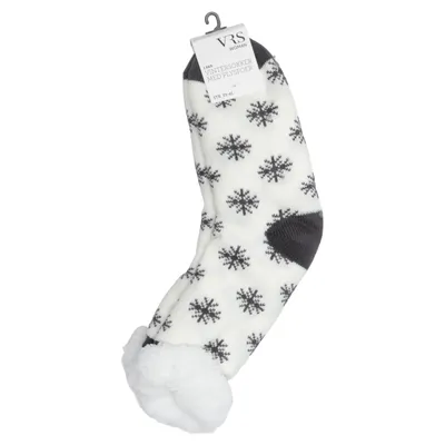 Knit socks (White, Black) from VRS Woman Acrylic, Polyester