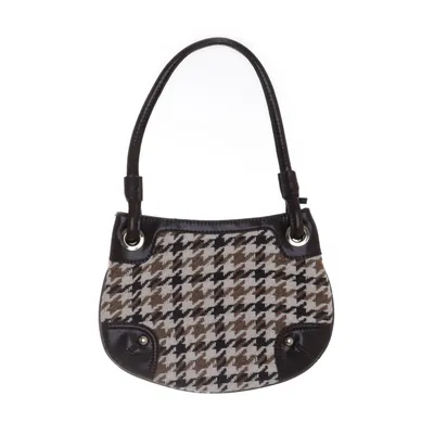 Handväska (Brun, Vit, Svart) från Liz Claiborne Polyester, Ull