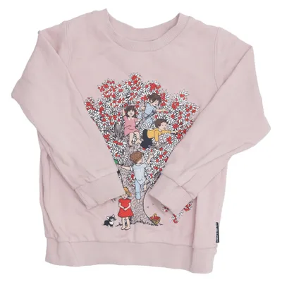 Sweatshirt (Roze, Meerkleurig) van Polarn O. Pyret Organisch katoen