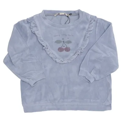 Sweatshirt (Blau) von Konges Sløjd Bio-Baumwolle, Recyceltes Polyester