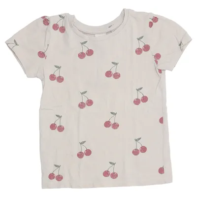 T-shirt (Beige, Röd) från Alana Ekologisk bomull