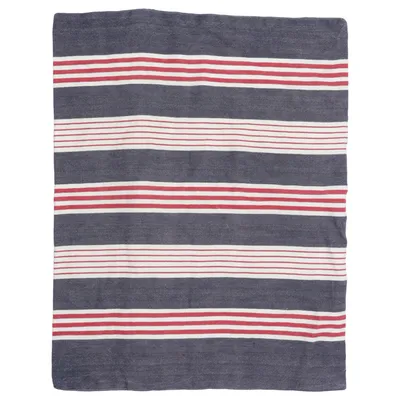 Housse de coussin (Bleu, Rouge, Blanc) de Gripsholm Lin