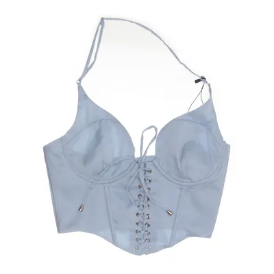 Bustier (Blue) from Oh Polly Elastane, Polyester