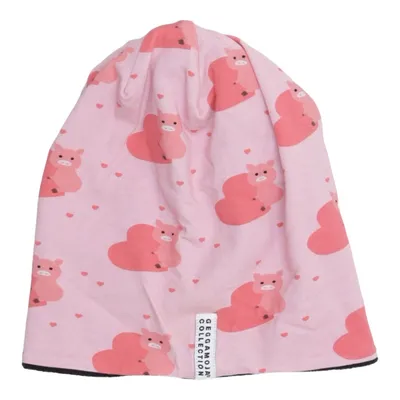 Beanie (Pink, Red) from Geggamoja Cotton, Elastane, Polyester