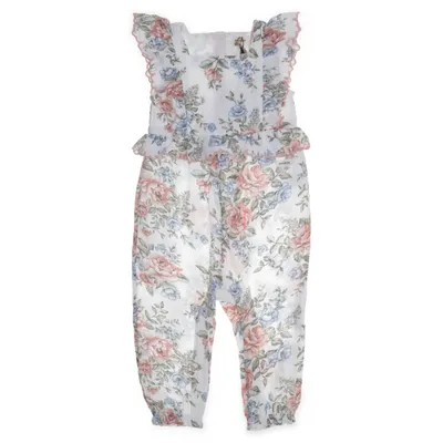 Jumpsuit (Wit, Meerkleurig) van Newbie by KappAhl Katoen