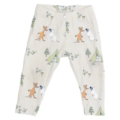 Leggings (Beige, Flerfarvet) fra Moomin by Lindex Bomuld, Elastan