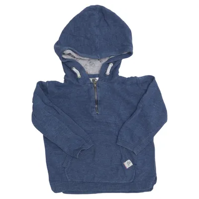 Capuchon sweater (Blauw) van Zara Knitwear