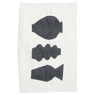 Kuddfodral (Beige, Svart) från H&M Home Bomull
