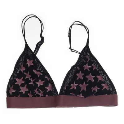 Bralette (Zwart, Roze) van Love Stories Elastaan, Polyamide