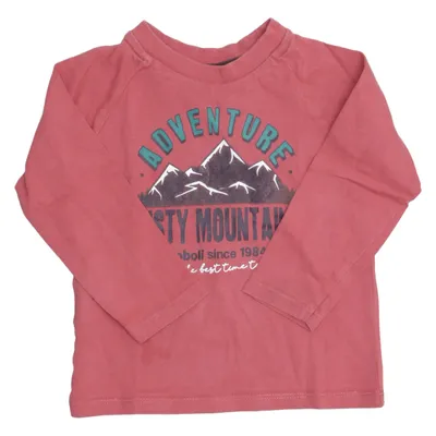 Langarmshirt (Rot, Mehrfarbig) von Boboli Baumwolle