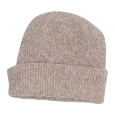Beanie (Beige) from NA-KD Alpaca wool, Elastane, Polyester