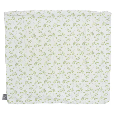 Pillowcase (White, Green) from Linum