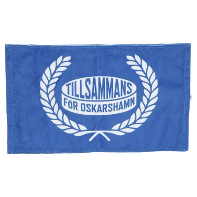 Handduk (Blå, Vit) från Voky Polyester