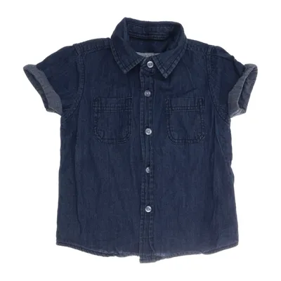 Kortärmad skjorta (Blå) från Skill Bomull