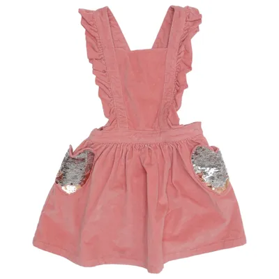 Hängselklänning (Rosa, Silverfärgad) från LC Waikiki Bomull, Elastan