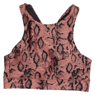 Sports bra (Pink, Black) from Stronger Elastane, Polyamide