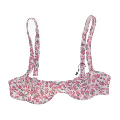Bikini top (Roze, Wit, Meerkleurig) van Gina Tricot Elastaan, Polyamide, Polyester