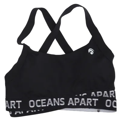 Sports bra (Black, White) from Oceans Apart Elastane, Polyamide