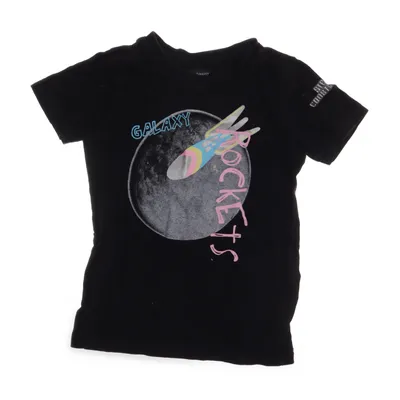 T-shirt (Black, Multicolored) from KappAhl Cotton