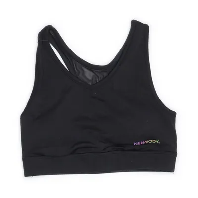 Sport-bh (Zwart) van Newbody Elastaan, Gerecycled polyester