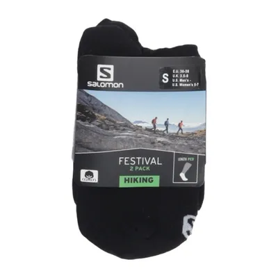 Chaussettes de sport (Festival) de Salomon Coton, Élasthane, Polyamide