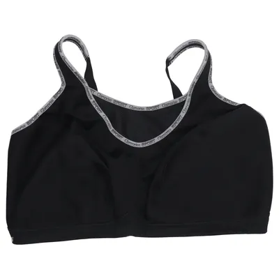 Sports bra (Black) from Glamorise Elastane, Polyamide, Polyester