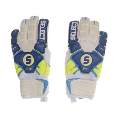 Goalkeeper gloves (White, Blue, Yellow) from Select Polyurethane