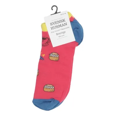Strumpor (Röd, Blå, Gul, Flerfärgad) från Svensk Husman Bomull, Elastan, Polyamid
