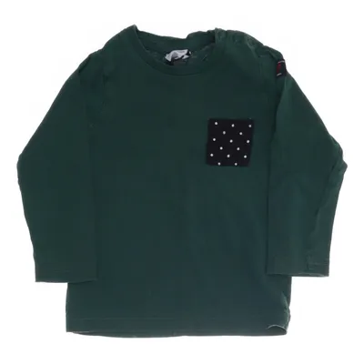 Långärmad t-shirt (Grön, Svart, Vit) från Polarn O. Pyret Bomull