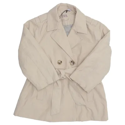 Trenchcoat (Beige) van Zara Polyamide