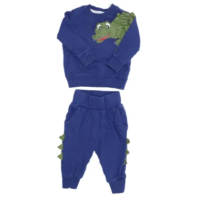 Set (Blå, Grön) från Pytteliten Bomull, Polyester