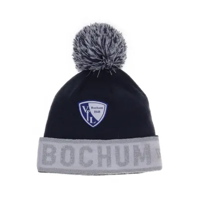 Pompon muts (Blauw, Grijs) van New Era Acryl, Polyester, Wol