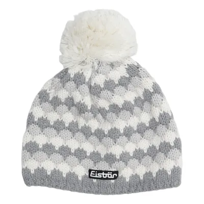 Pompon muts (Grijs, Wit) van Eisbär
