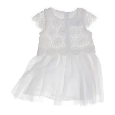 Brudnäbbsklänning (Vit) från Early Days Polyester