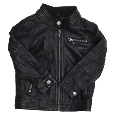 Jacket (Black) from Out Wear by Lindex Polyester, Polyurethane