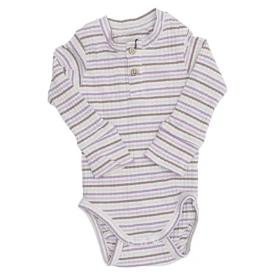Body (Hvid, Lilla, Brun) fra Tiny One Bomuld, Elastan